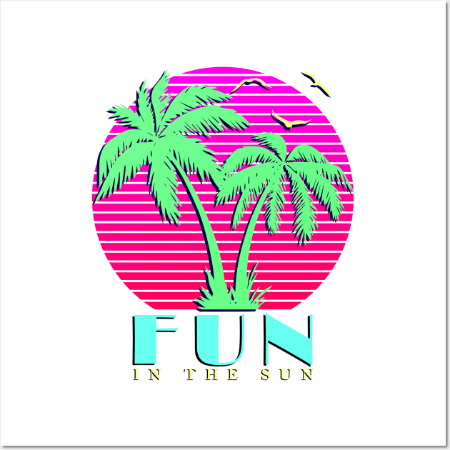 Fun In The Sun Wall Art by Nerd_art